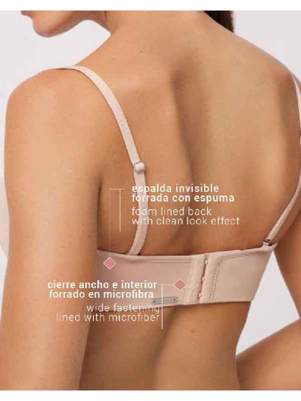 Sujetador Ysabel Mora Copa C Multiposiciones